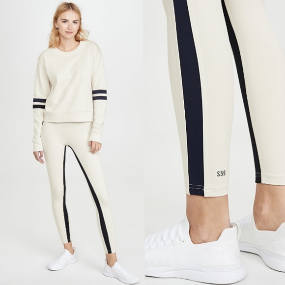 Splits59 Inline 7/8 Tight Legging Vintage White - Picture 2 of 6